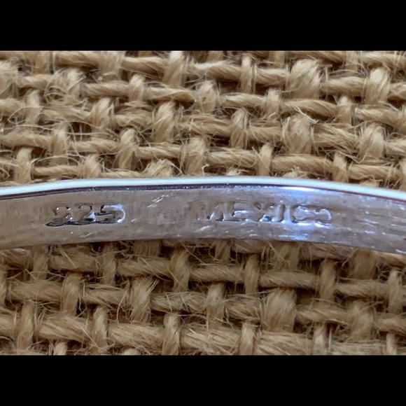 VINTAGE  MEXICO 925 STERLING SILVER BRACELET - Picture 6 of 7